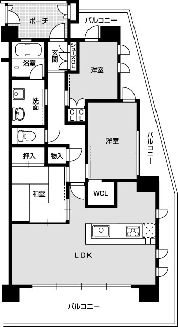 不動産物件資料から間取り図を作成します 不動産チラシやウェブ用にお使い頂けます！ イメージ3