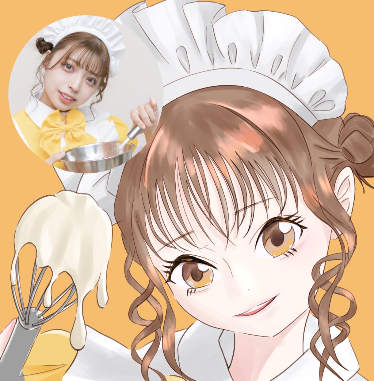 立ち絵、一枚絵、似顔絵…透明感のある美少女描きます 推し活用プレゼント、歌みた、配信サムネ、IRIAMにグッズ… イメージ5