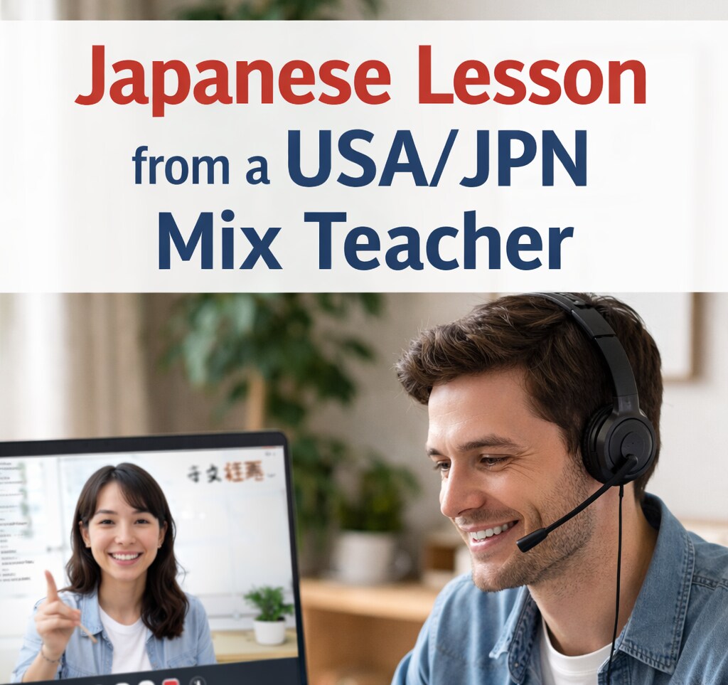 USA/JPN MIX JAPANESE教えます Lived in JPN for over 30 yrs! イメージ1