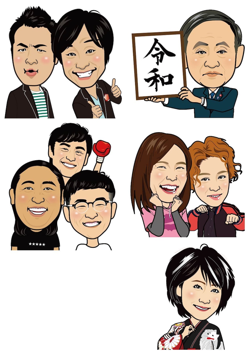 ちょうどいい似顔絵のLINEスタンプ作ります ビジネス向けに最適なあなただけのオリジナルLINEスタンプ イメージ9