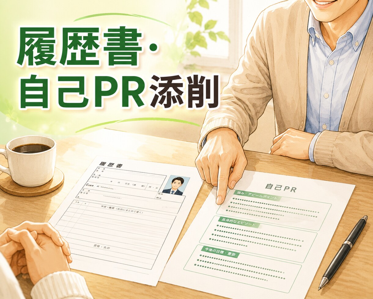 今だけ安価◆就労支援員が特性活かす書類作ります 現役就労支援員のチャット相談★特性を活かす履歴書作成 イメージ2