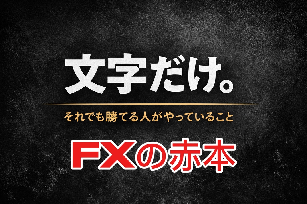 FX文字だけで、勝ちマインドに変えます 【2冊】「FXコレでダメならあきらめろ」「FXの赤本」 イメージ1