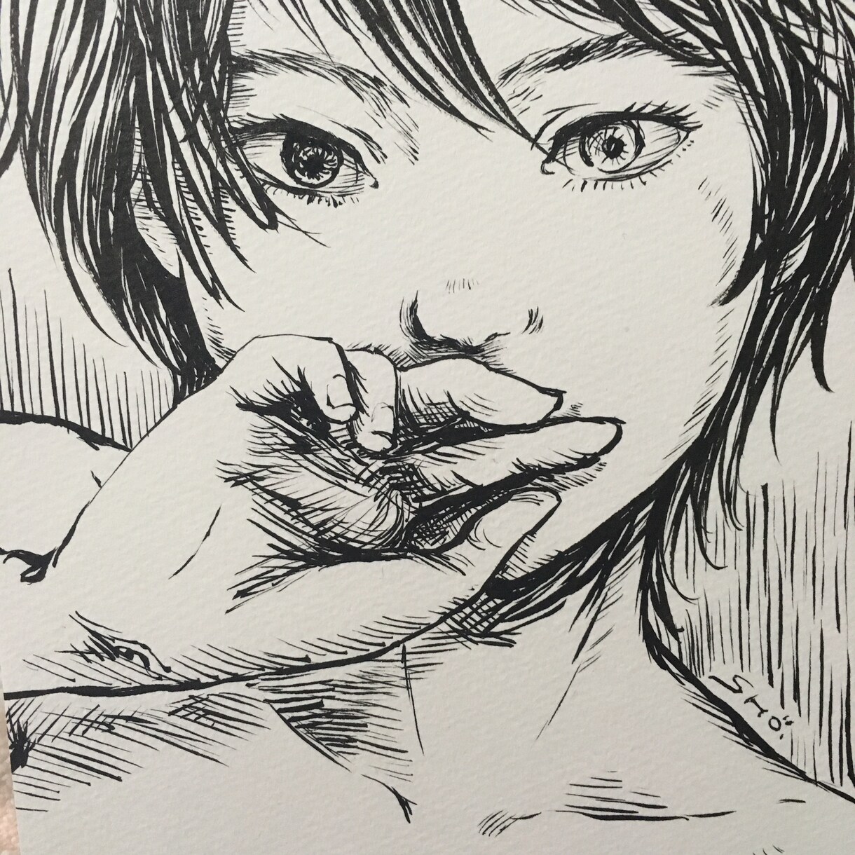 ちょっとダークな似顔絵描きます アナログ！ペン画・鉛筆画・水彩画・パステル画ご希望承ります。 イメージ6