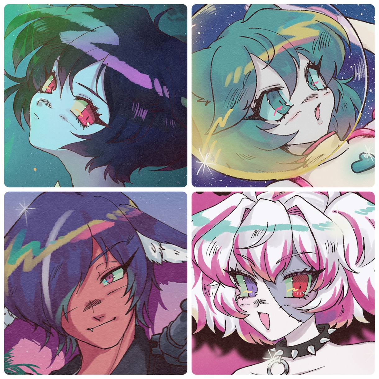 かわいいイラスト描きます どこかレトロな雰囲気の絵柄でお描きします♪ イメージ3