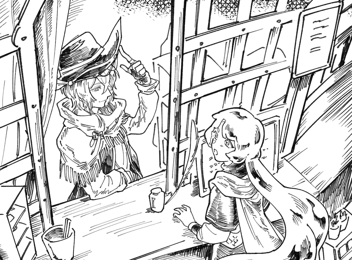 表紙や挿絵のイラスト制作承ります 童話やホラー、シックな作風向けのイラストをお探しの方に イメージ3