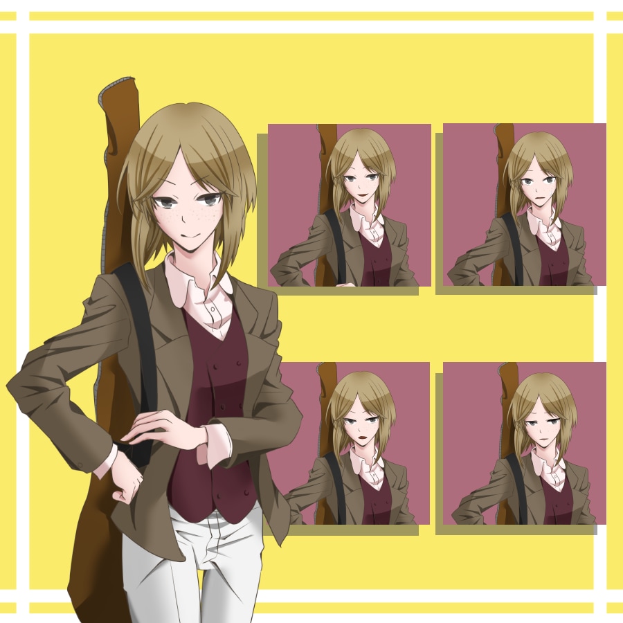 キャライラスト　立ち絵描きます アニメ風が得意です。デフォルメも可！ イメージ3