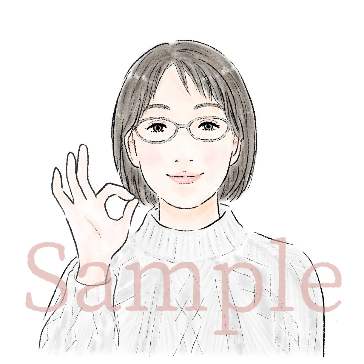 丁寧な手描きで、表情違いイラストを作成します SNSアイコン・ブログ・HP・動画・広告などに イメージ9