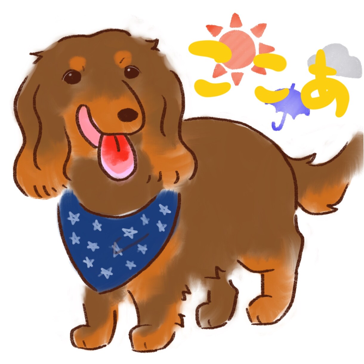 動物達のイラスト、似顔絵等のアイコン描きます あなたのおうちのペット達をゆるっとした雰囲気のイラストで！ イメージ6