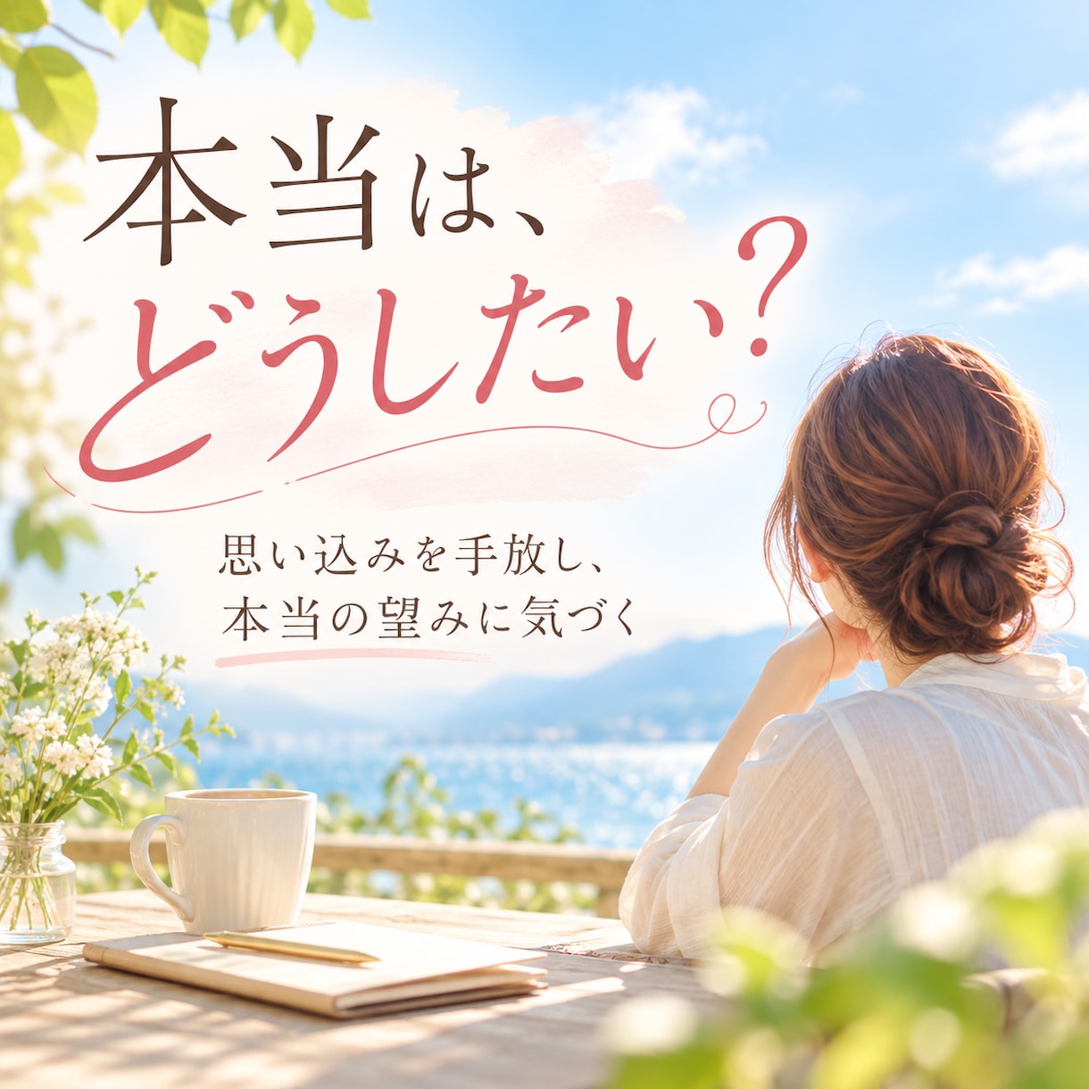 自分の本当の望みに気づく対話をします 思い込みを手放し本音に気づいて前向きな一歩を踏み出す時間 イメージ1
