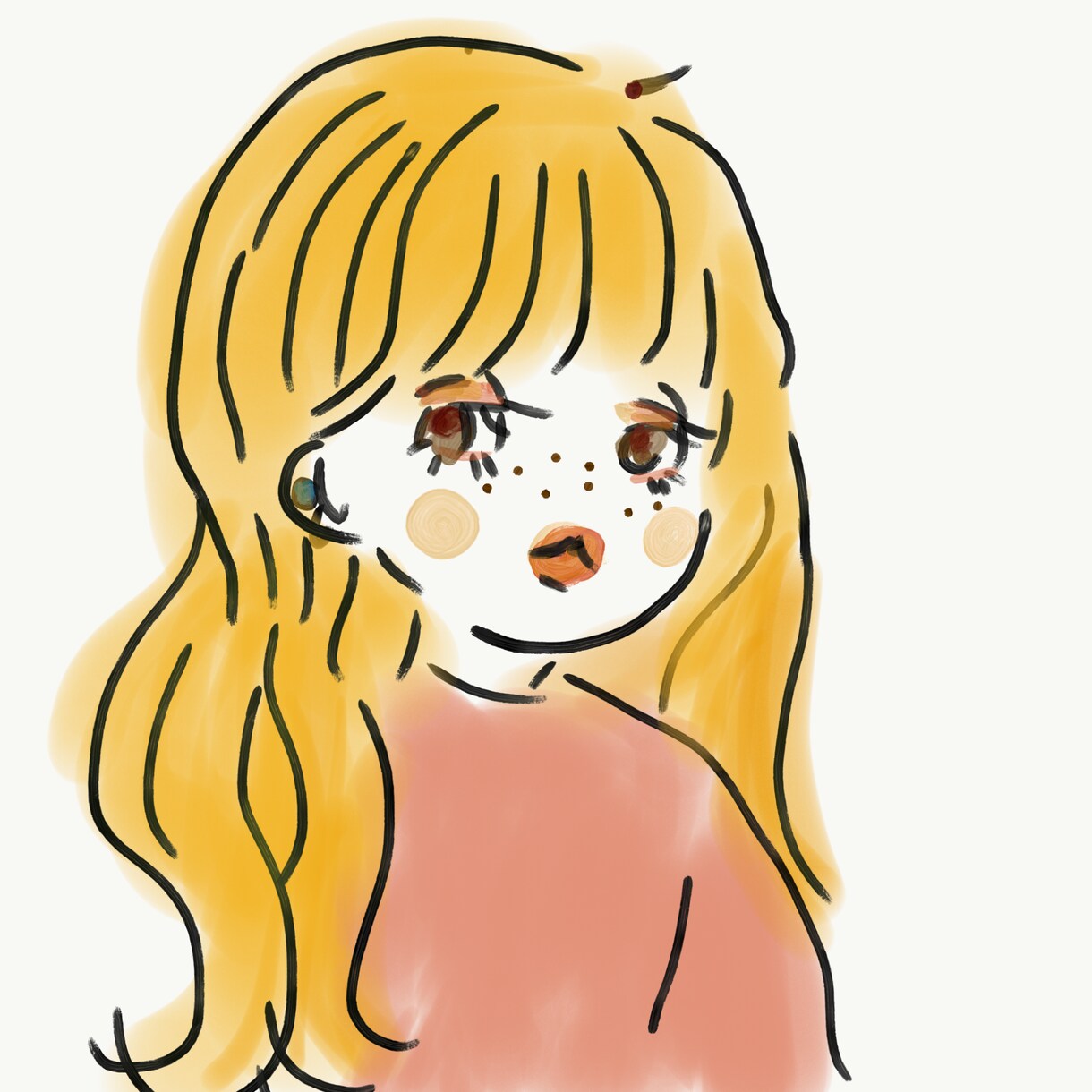アイコンや似顔絵に！海外風からシンプルに描きます 世界に一つだけの似顔絵！ＳＮＳアイコンやインテリアにも イメージ5