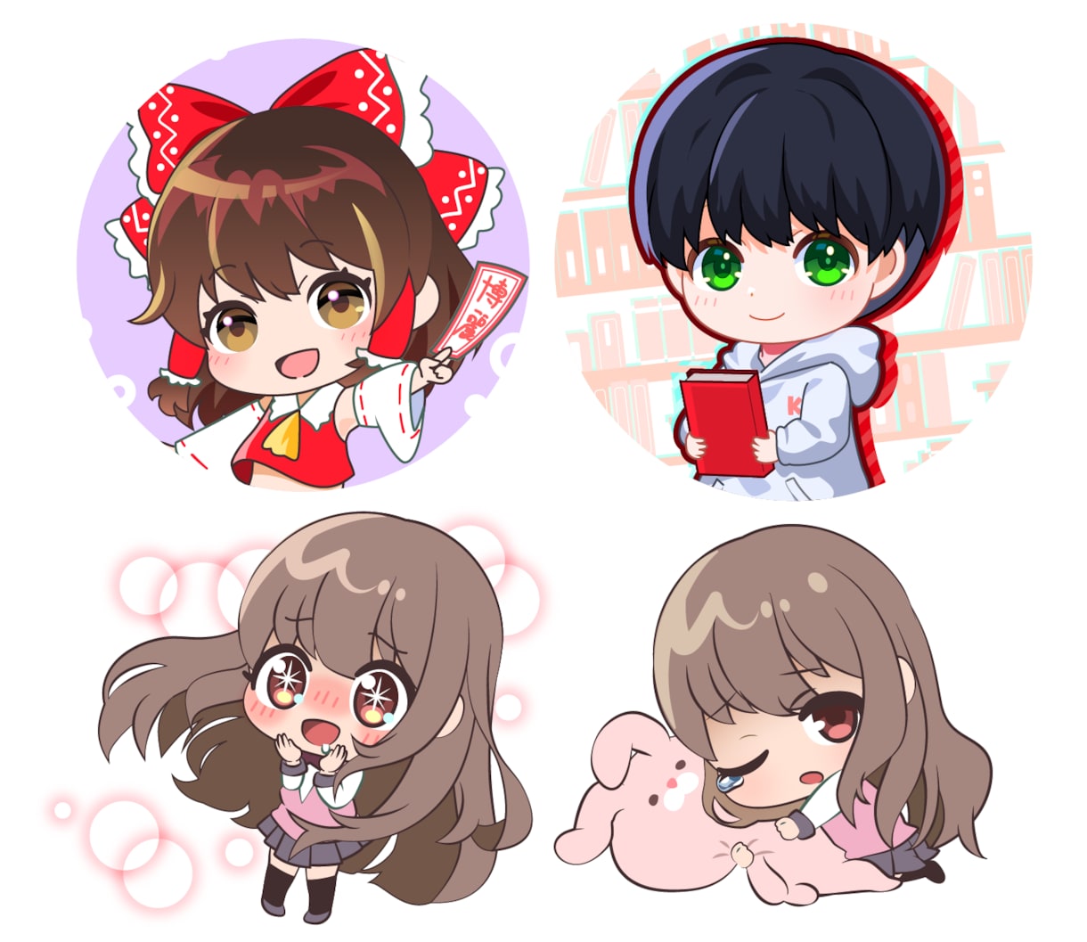可愛いチビキャラ、ミニキャラ、SDキャラ作ります 商業OK！SNS、アイコン、グッズ、動画配信、推し活 イメージ6