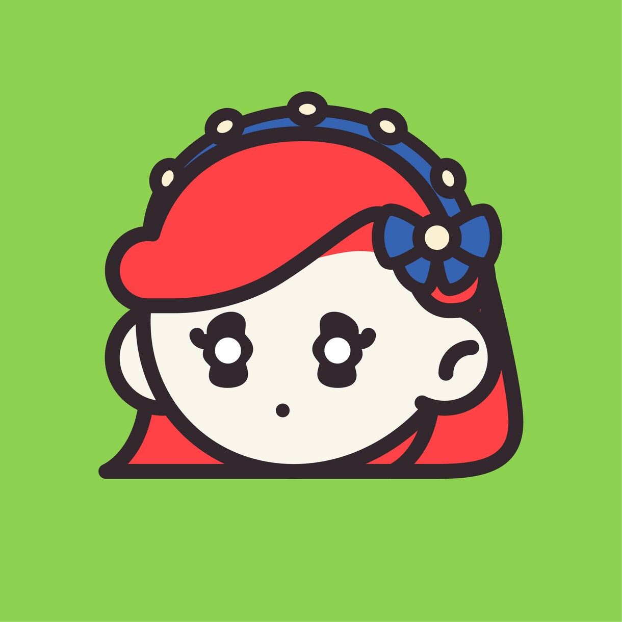 商用OK！ポップなテイストの人物アイコンを描きます 目が引くアイコンでその人の魅力を伝えます！ イメージ6