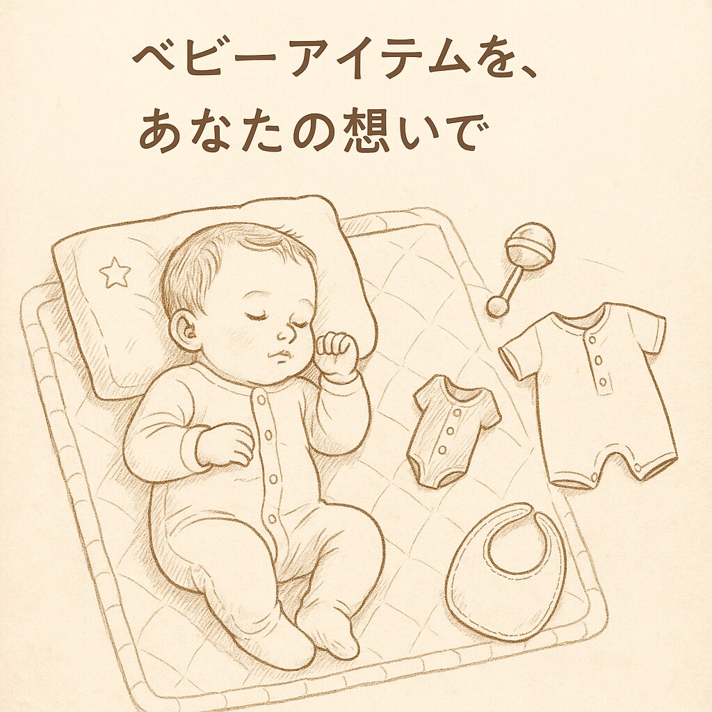 ベビー商品の企画とデザインを行います 世界にひとつ、想いのこもったベビーアイテムを イメージ2