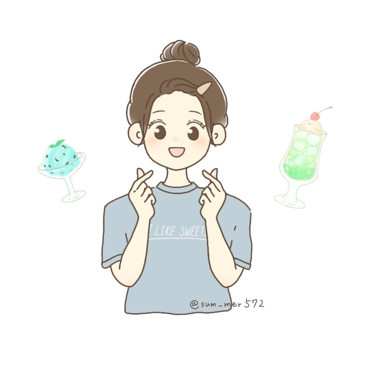 アイコンやヘッダーなどのイラストを描きます ゆるくて可愛いイラストがお好みの方にオススメです！ イメージ1