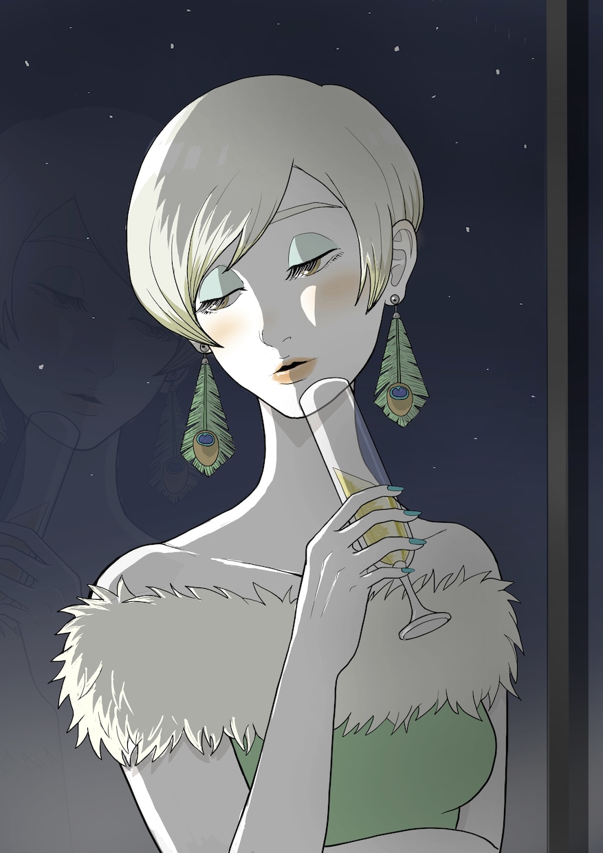 個性的で雰囲気のあるキャラクターを描きます イメージキャラクターの作成、似顔絵も可能です イメージ1