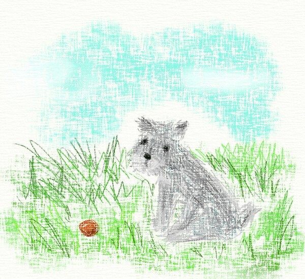 あなたのペットちゃんの絵をほんわかした雰囲気で描きます！ イメージ1