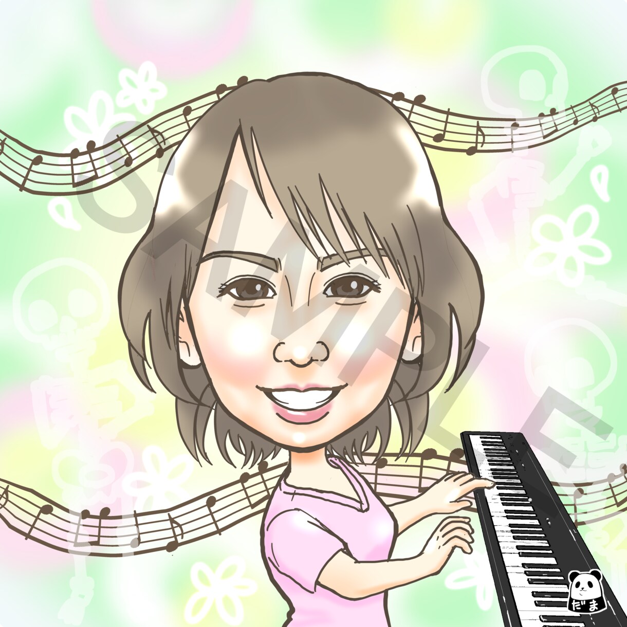 SNSのアイコン・名刺用似顔絵描きます SNSのアイコン・名刺用に似顔絵作成します！ イメージ3