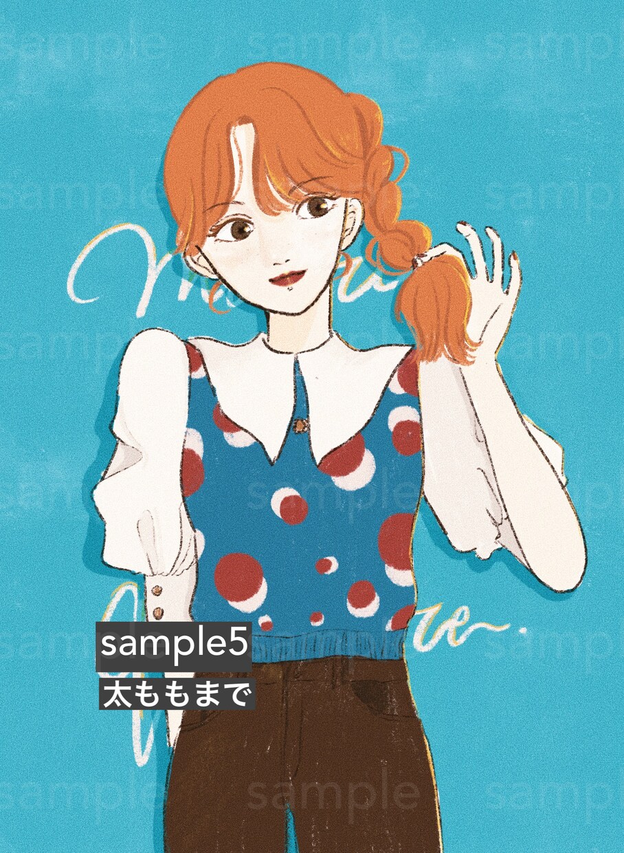商用OK！柔らかいタッチで目を惹く人物画を描きます アイコンや書籍等の挿絵など、様々な用途でご使用頂けます◎ イメージ6