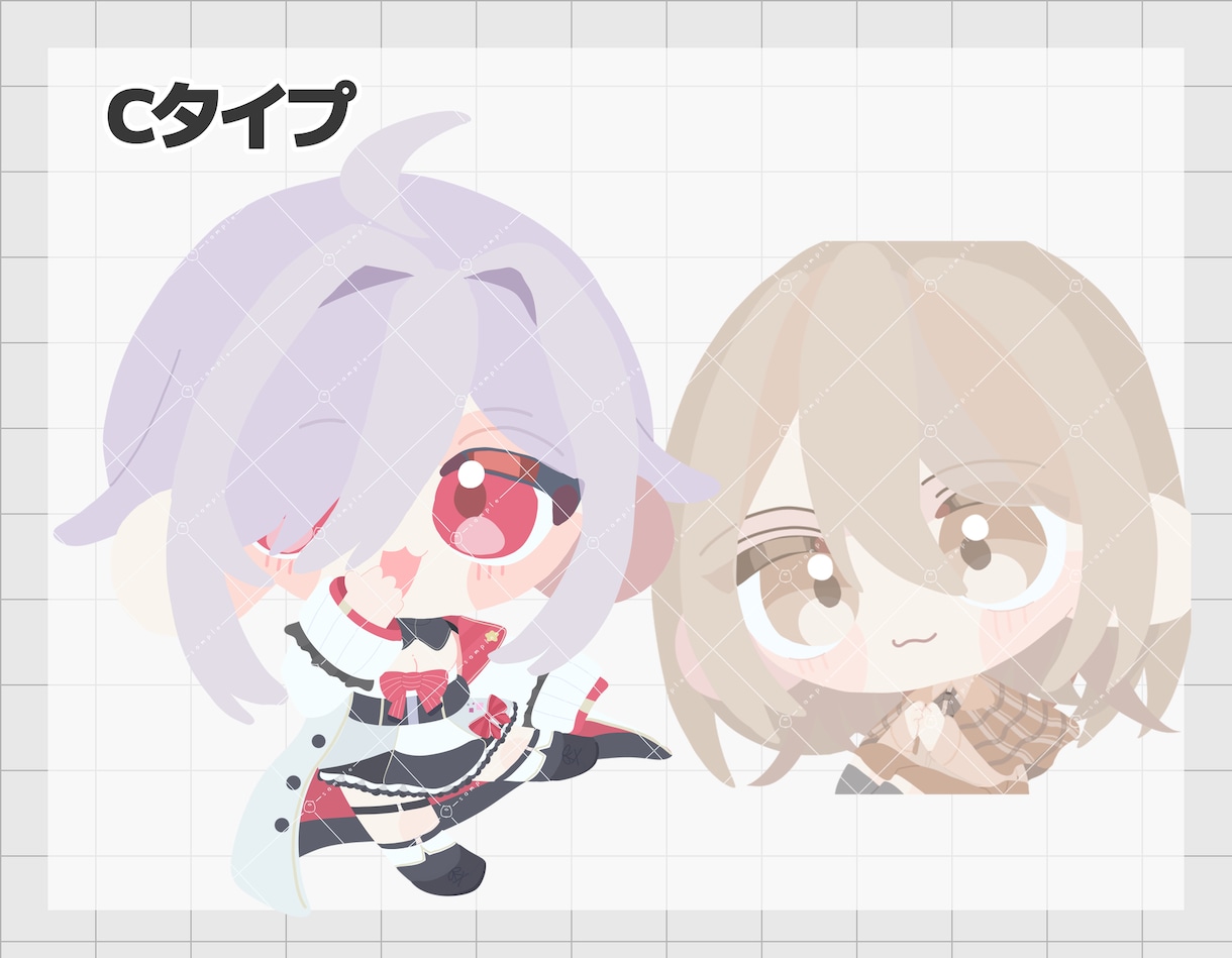 選べる絵柄！SDイラスト描きます 3種の塗り方から好きなSDイラストを！ イメージ5