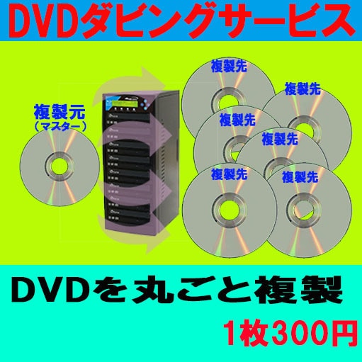 DVDを複製します 複製（コピー）枚数10枚分の価格です イメージ1