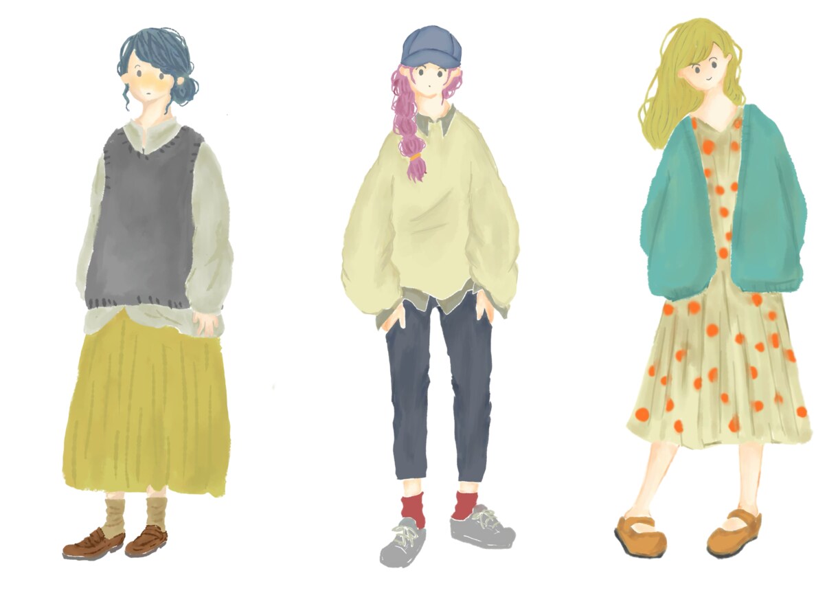 アナログとデジタル◎おしゃれポスター作ります 可愛くてポップなイラストです。プレゼントやお部屋作りに! イメージ4
