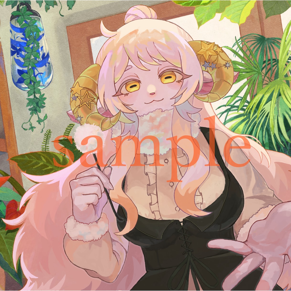 商用利用可能】柔らかい印象の一枚絵を作成いたします 人物からケモノまで多彩なキャラクターを優しいタッチで制作！ イメージ1