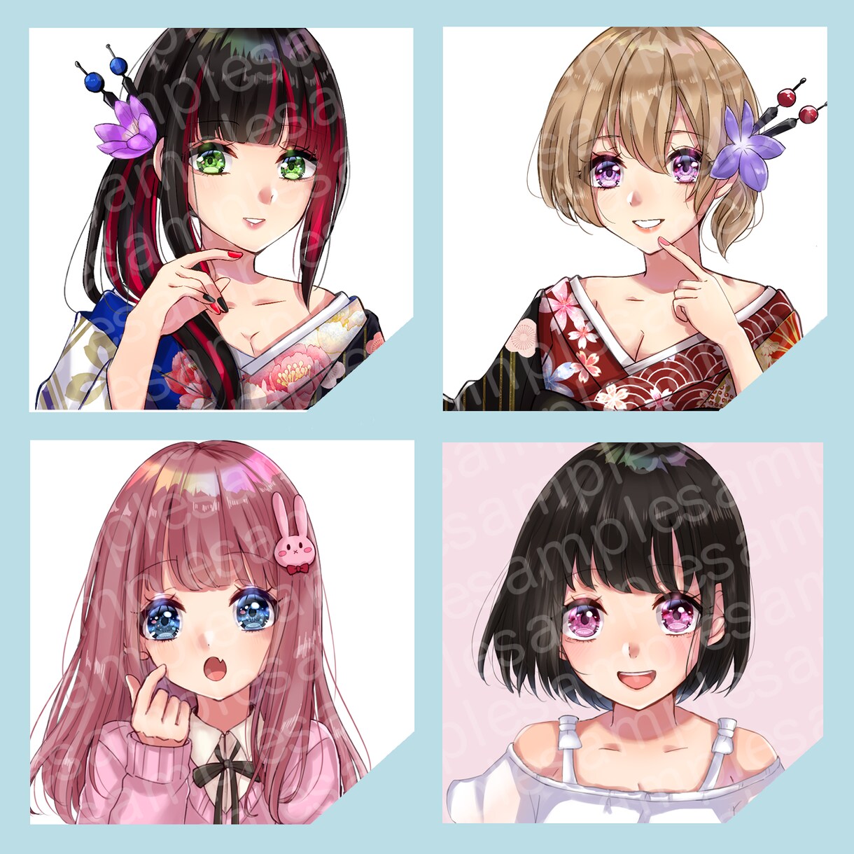 キラキラ可愛いアイコン描きます あなたのオリジナルアイコンの製作をお手伝いします。 イメージ6