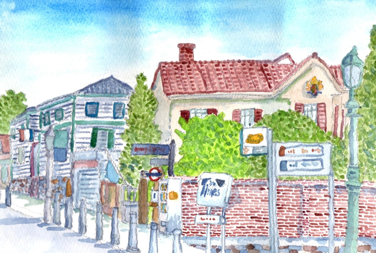 透明水彩絵の具を使っておもに風景イラスト描いてます ゆる～く、ほんわ～か感じが持ち味です。 イメージ1