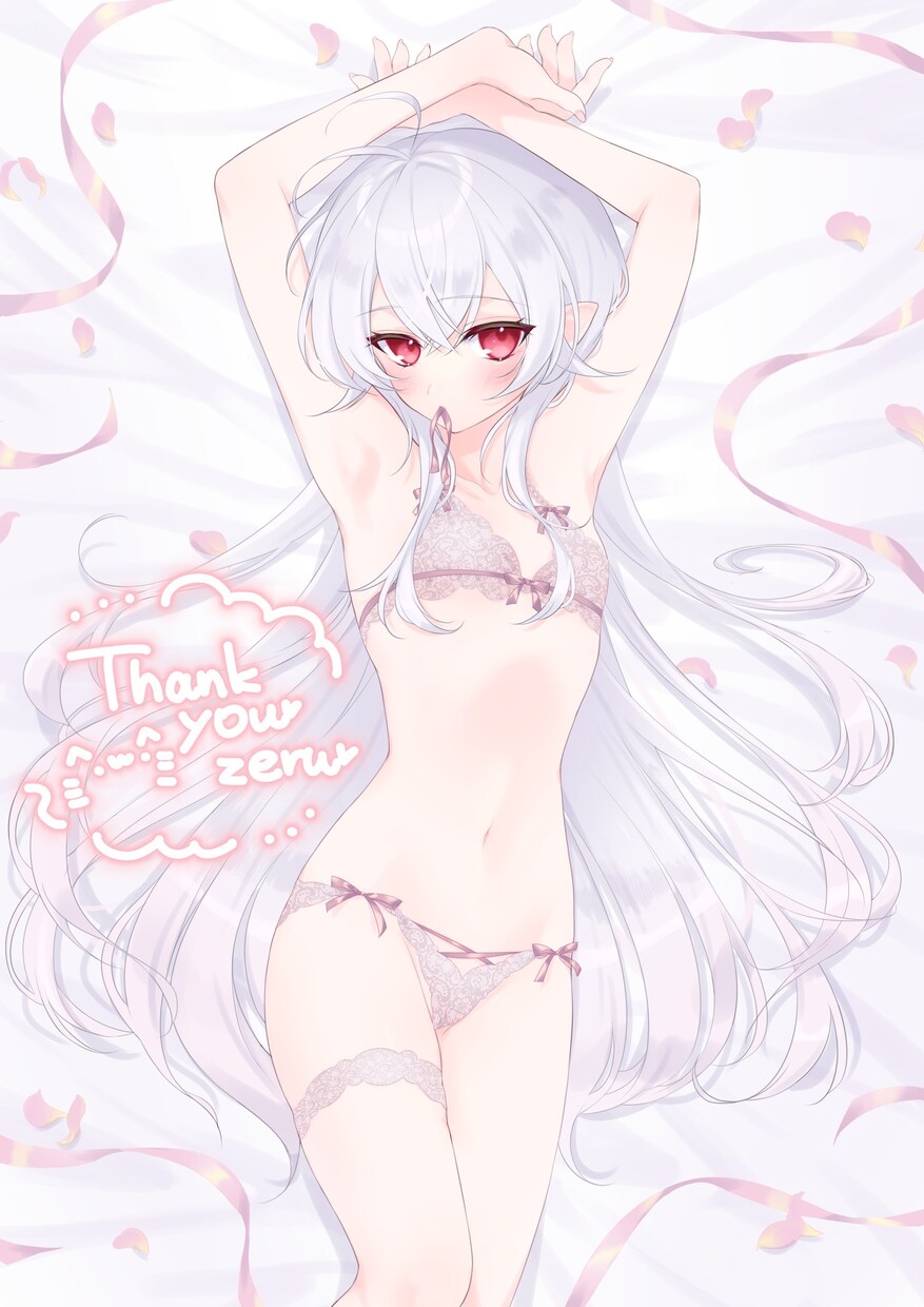 抱き枕用イラスト描きます 淡いカラーと柔らかな線・表情や仕草にこだわり イメージ1