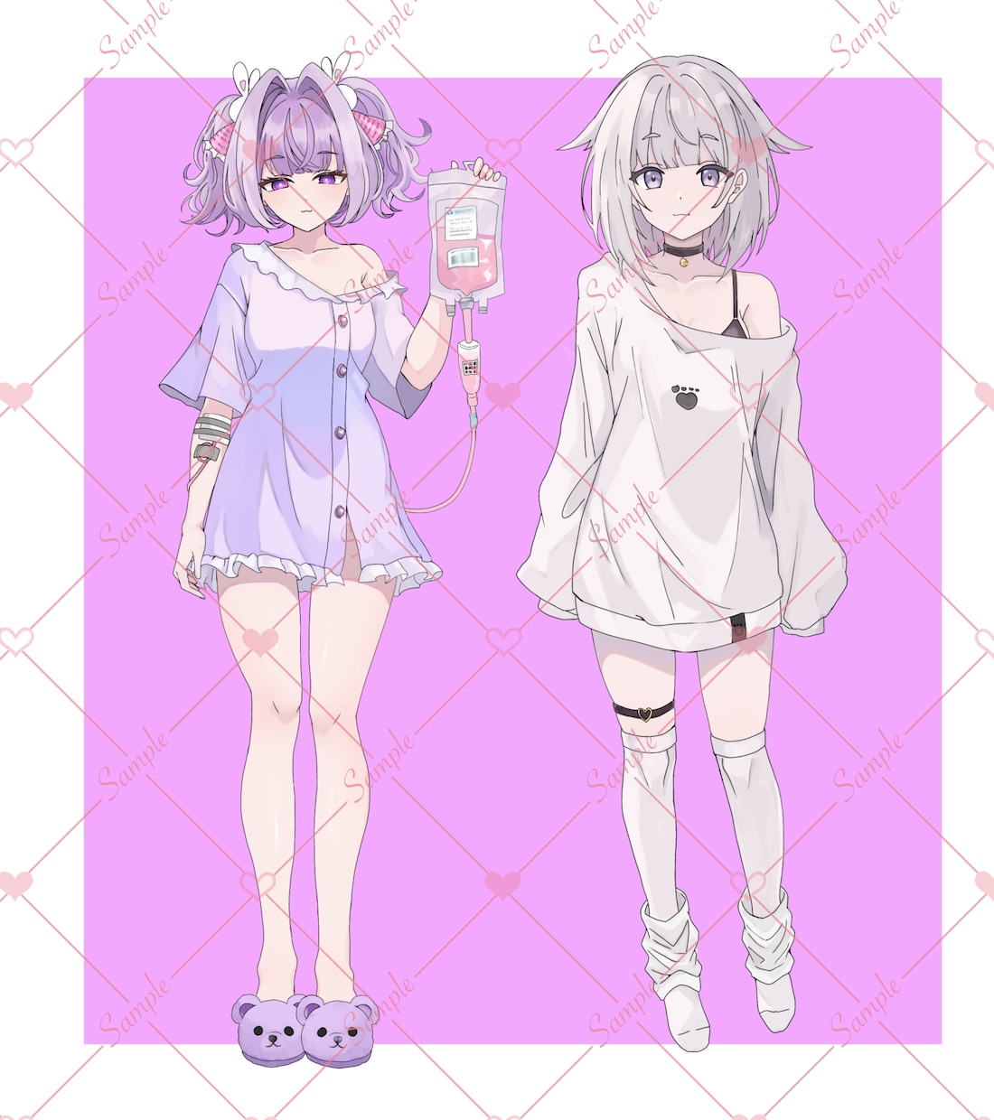 立ち絵やサムネイル、一枚絵描きます 是非皆様のお役に立てたらと思っております 最短1日で出来ます イメージ1
