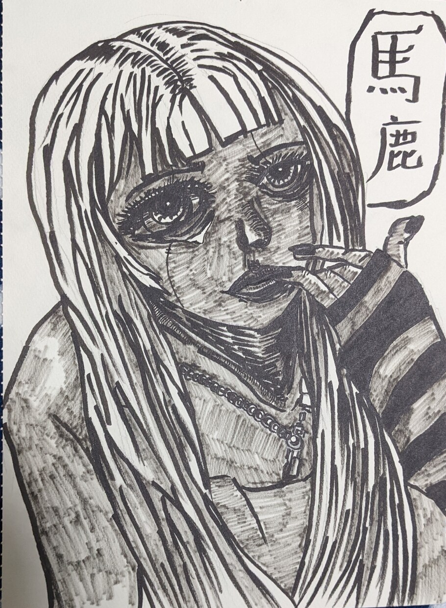 ホラーなイラストなど描きます 人物画やさまざまなものを描きます。 イメージ5