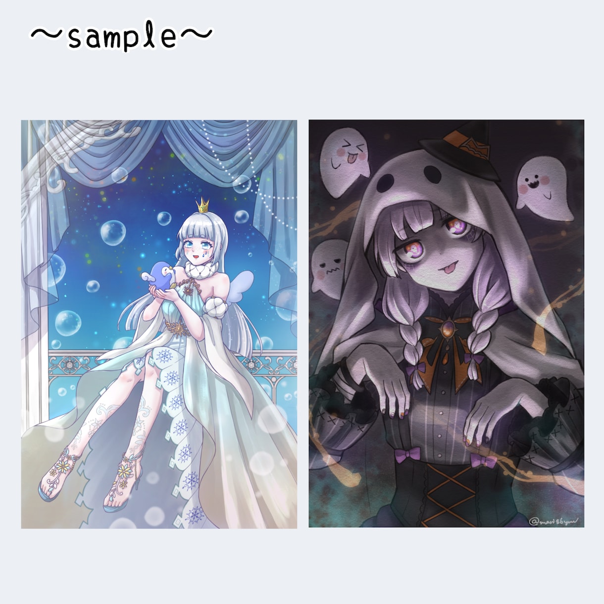 かわいいイラスト作成します SNS、配信、TRPG、グッズなど様々な用途でご使用できます イメージ3