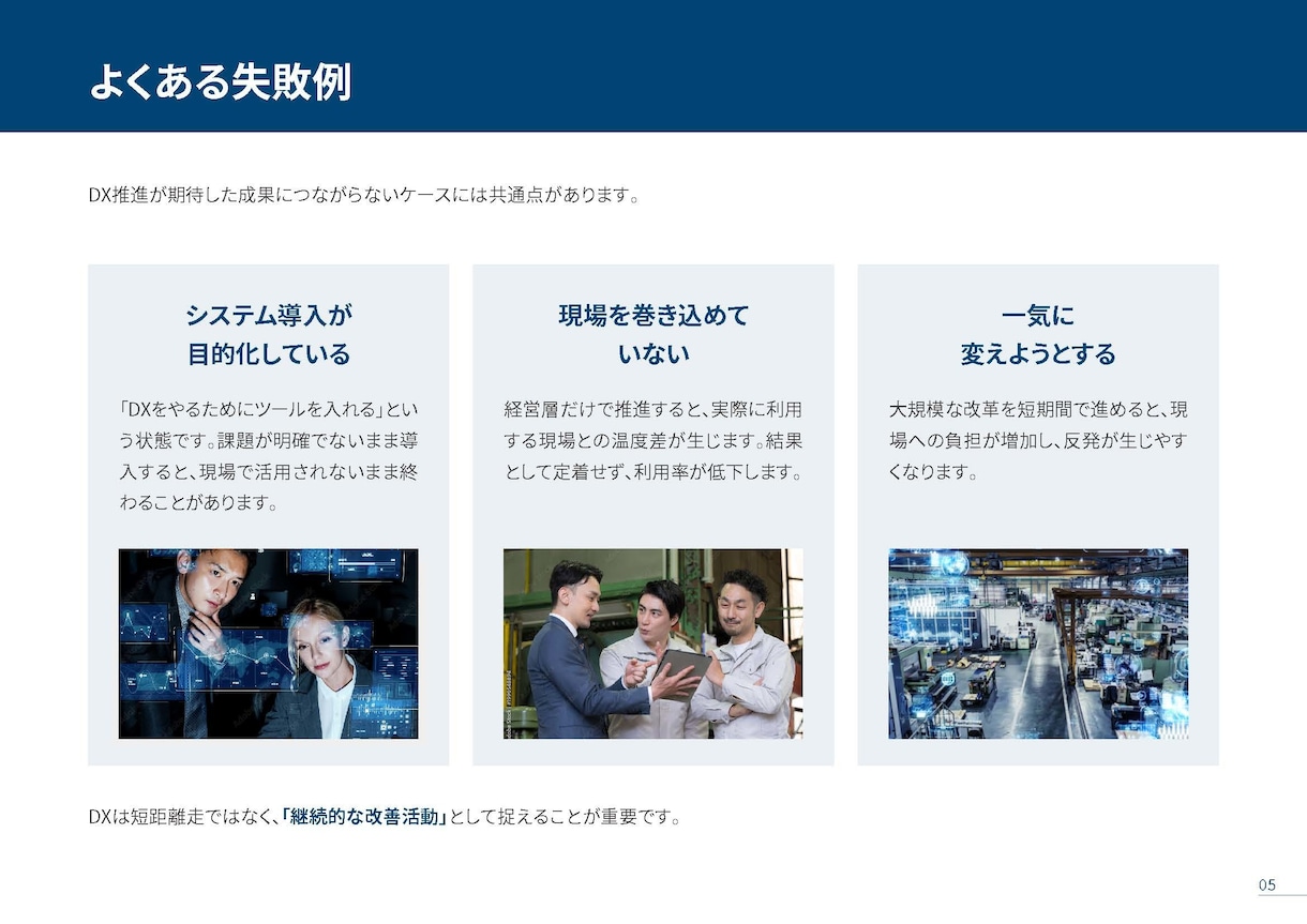 BtoB向けのホワイトペーパー承ります 複雑なサービスの情報を誰にでも分かりやすいデザインにします イメージ4
