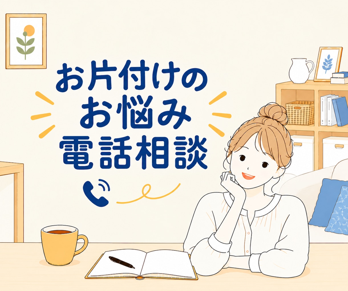 片付けどこから始める？をお助けします 元汚部屋出身者が気持ちに寄り添い始めの一歩を一緒に考えます イメージ1