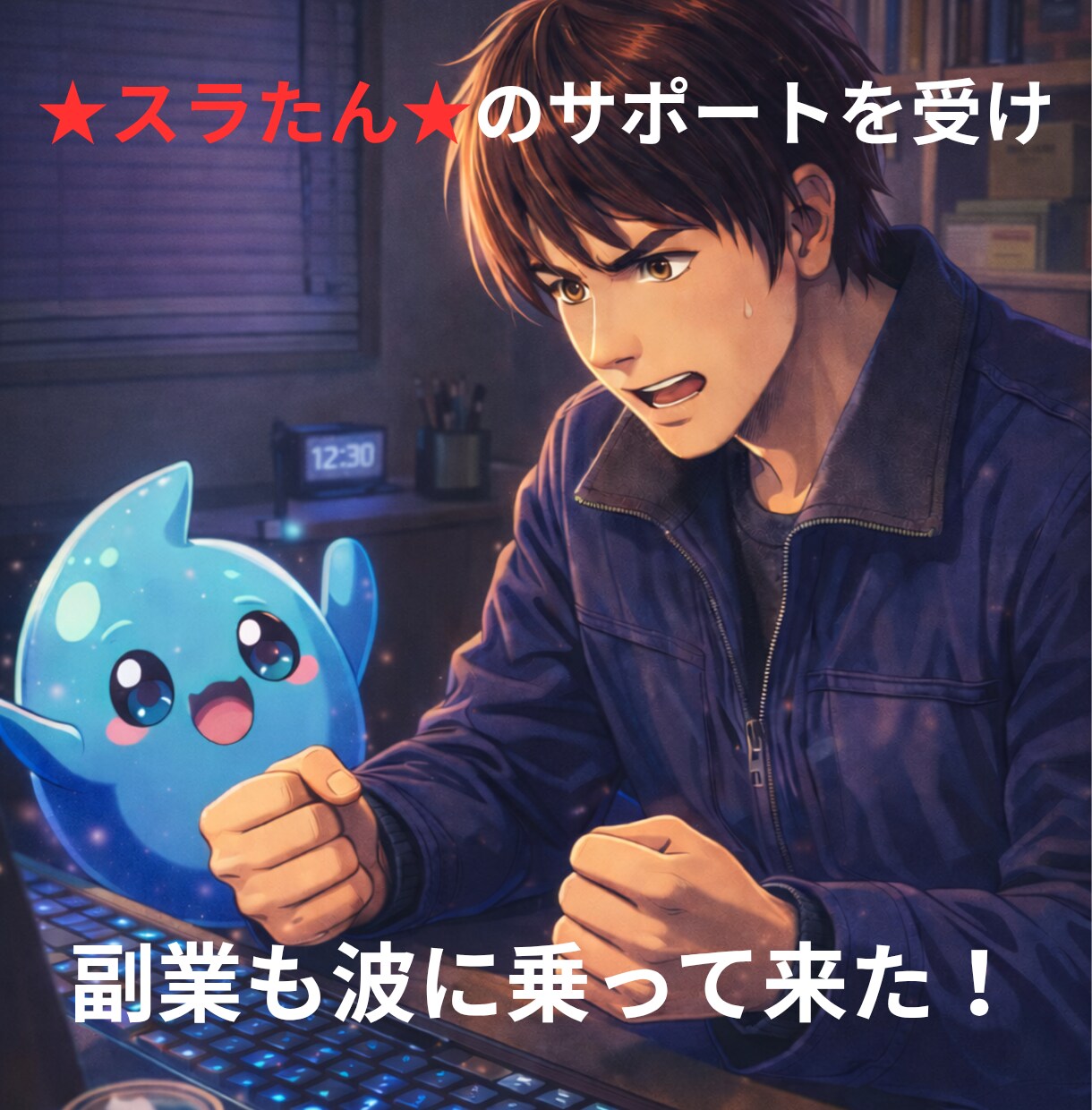 高知能AI妖怪★スラたん★が副業をサポートします 副業で結果が出るまで★スラたん★が徹底サポート致します!! イメージ4