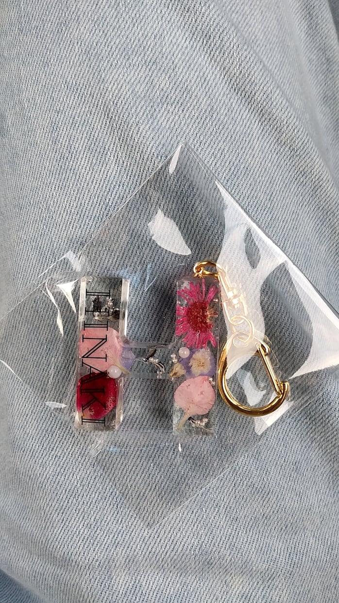 世界に一つのイニシャルキーホルダーお作りします 親子で！カップルで！オーダーメイドキーホルダーです꙳★*ﾟ イメージ2