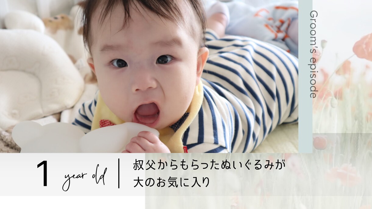 シンプルおしゃれなプロフィールムービーを作成します 写真最大48枚｜背景に動画を使用しアクセントが効いたデザイン イメージ3