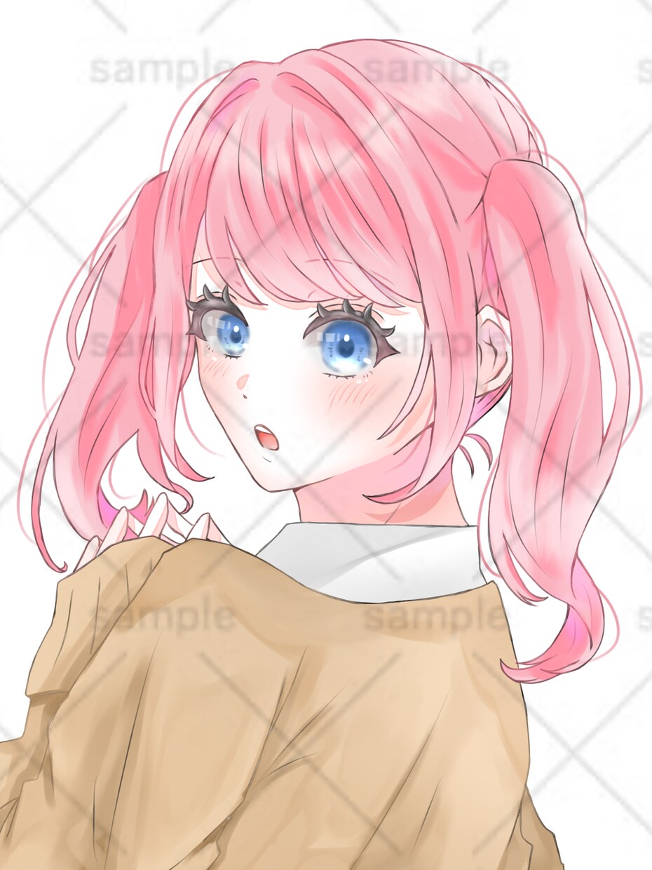 イラスト(夢絵、コテ同など)お描きします オリジナルキャラクター、推しなど… イメージ2