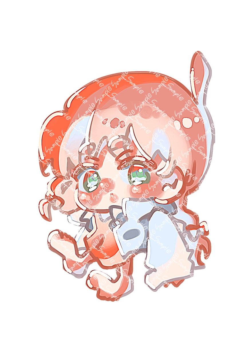 かわいい女の子のミニキャラ描きます 安く早く可愛い！幅広い使用用途です！ イメージ1