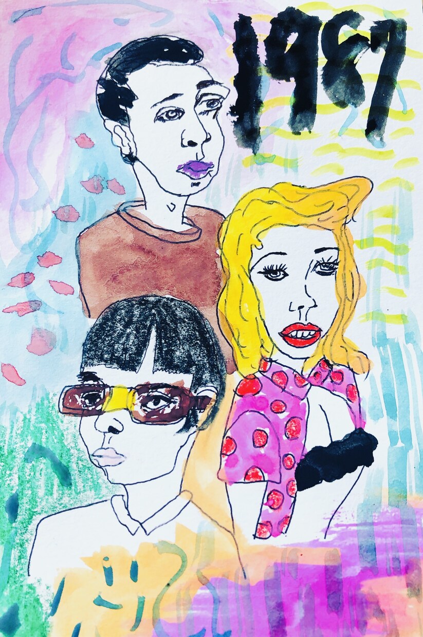 カラフルに気分明るくなる個性的な絵を描きます 手書きスタイルで似顔絵や絵のプレゼント、飾りたいに答えます！ イメージ4