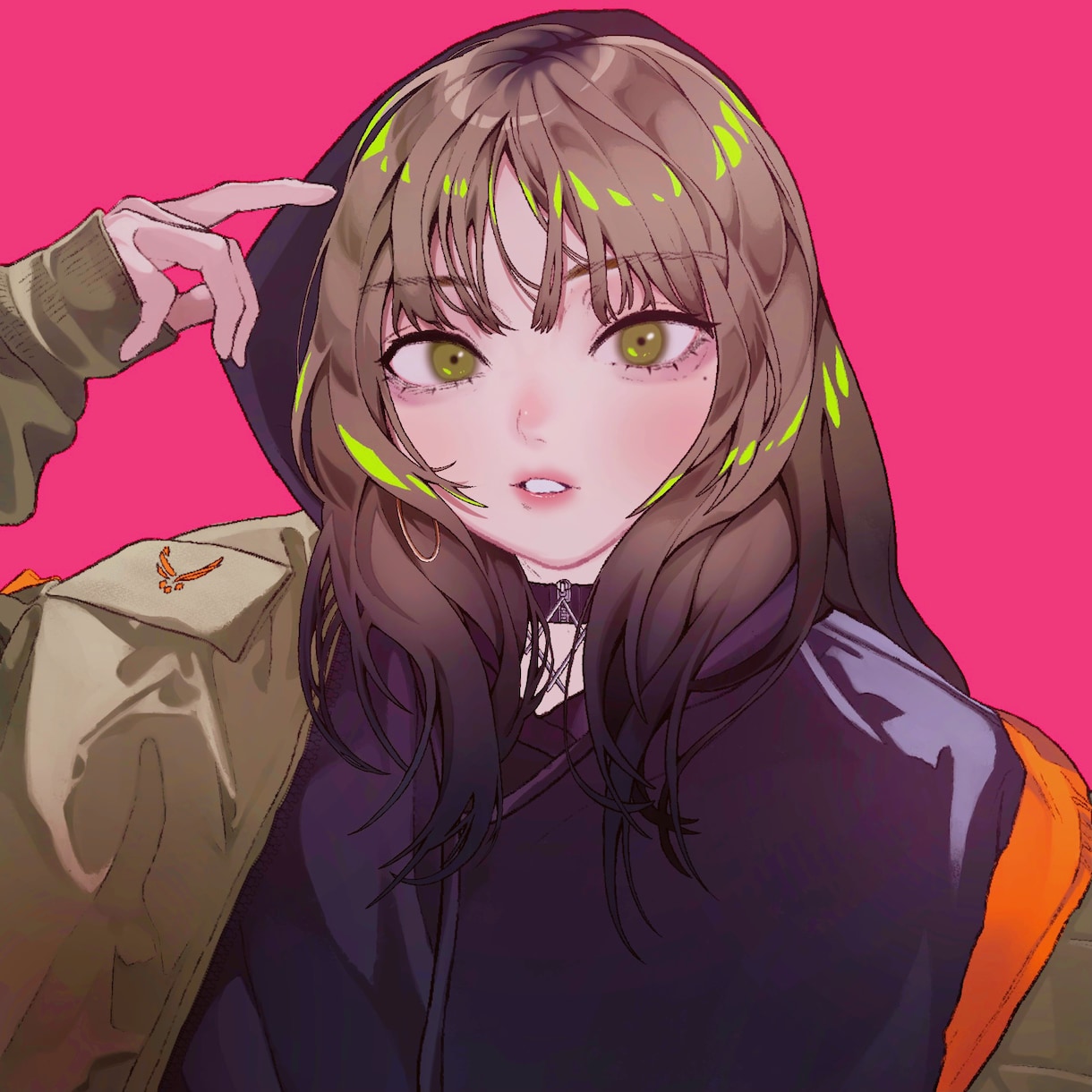 エモい女の子のイラストを描きます アイコンやジャケットイラスト、MVの一枚絵などに!! イメージ2