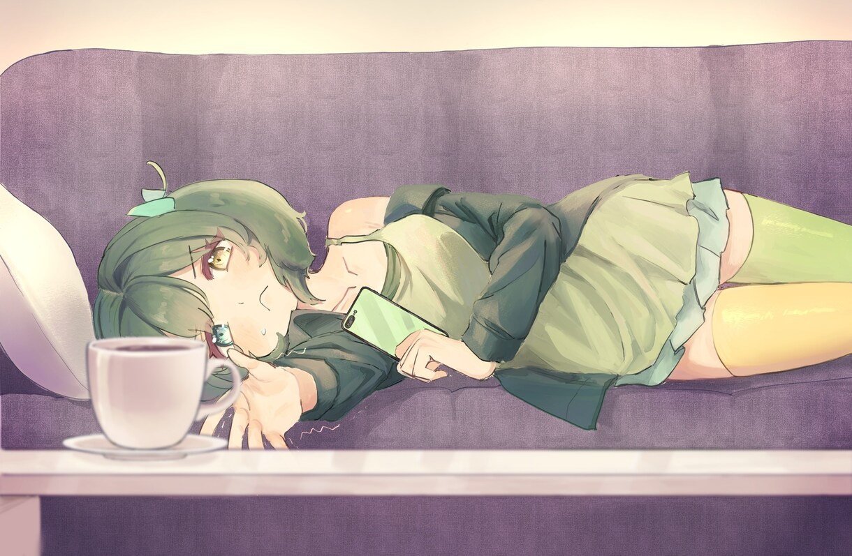 試験運用/背景有オリジナルイラスト描きます 個人VTuber様からの依頼多数有！背景有シチュお任せok! イメージ4
