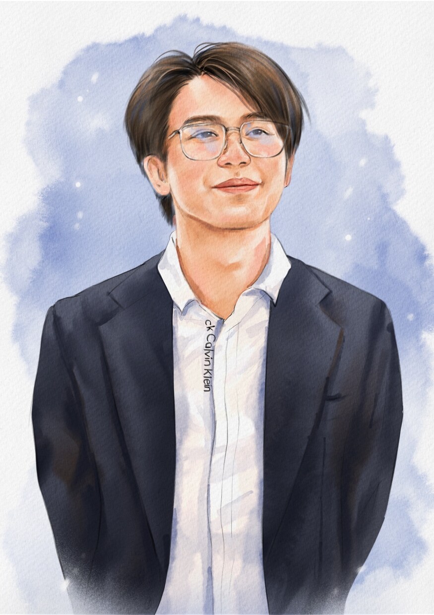 写真をもとに鮮やかなデジタル水彩似顔絵を描きます 【お1人様から】素敵な写真を鮮やかな作品に仕上げます✨ イメージ2