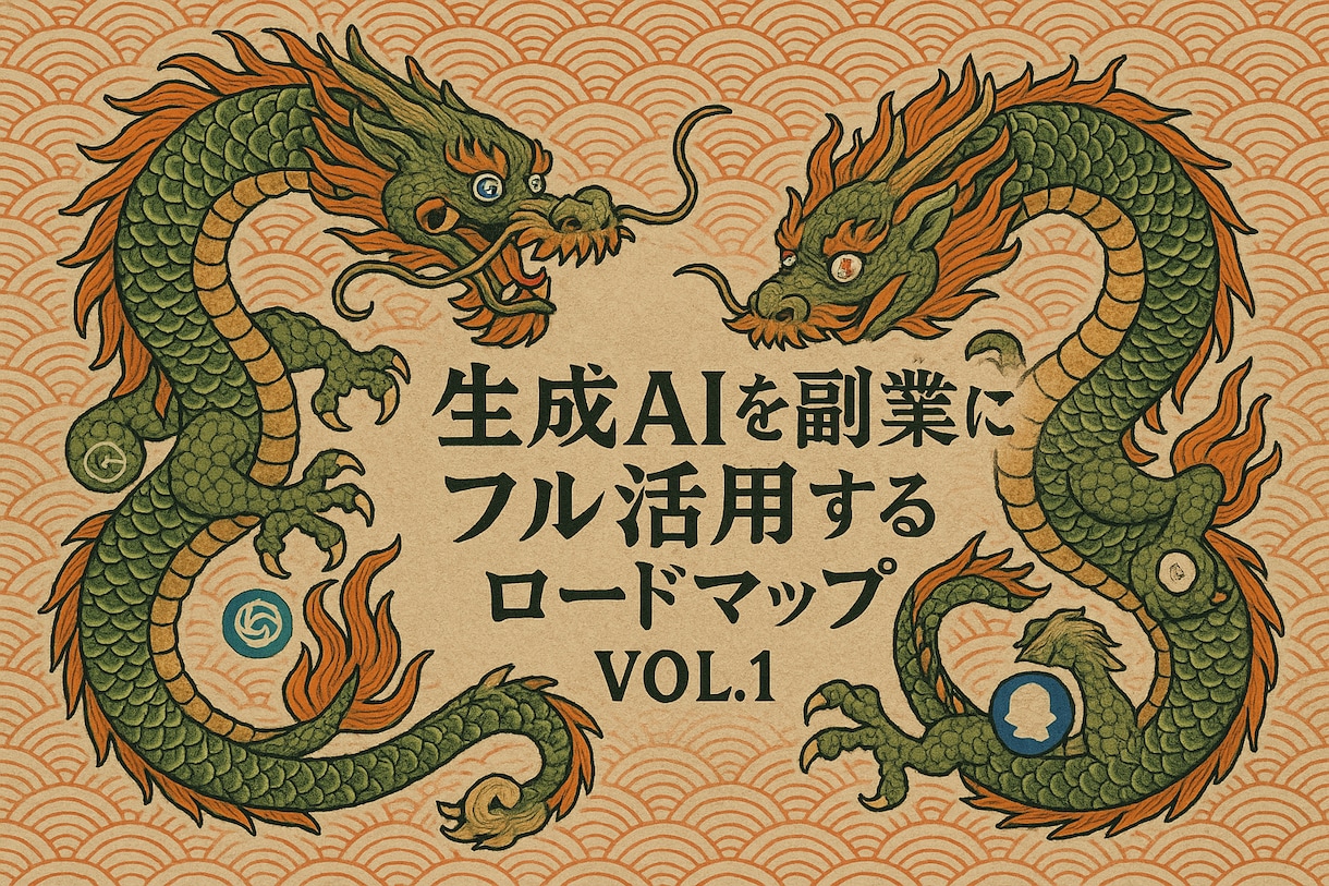 AIを副業にフル活用するロードマップVOL1ます 生成AIで副業の壁を突破する具体的なワークフローの流れ イメージ1