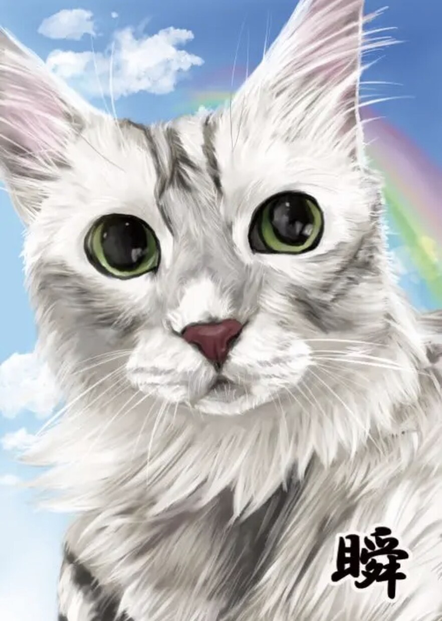 ペットの似顔絵、リアルに華やかに描きます 修正回数無制限★データ贈呈★文字入れ無料！ イメージ10