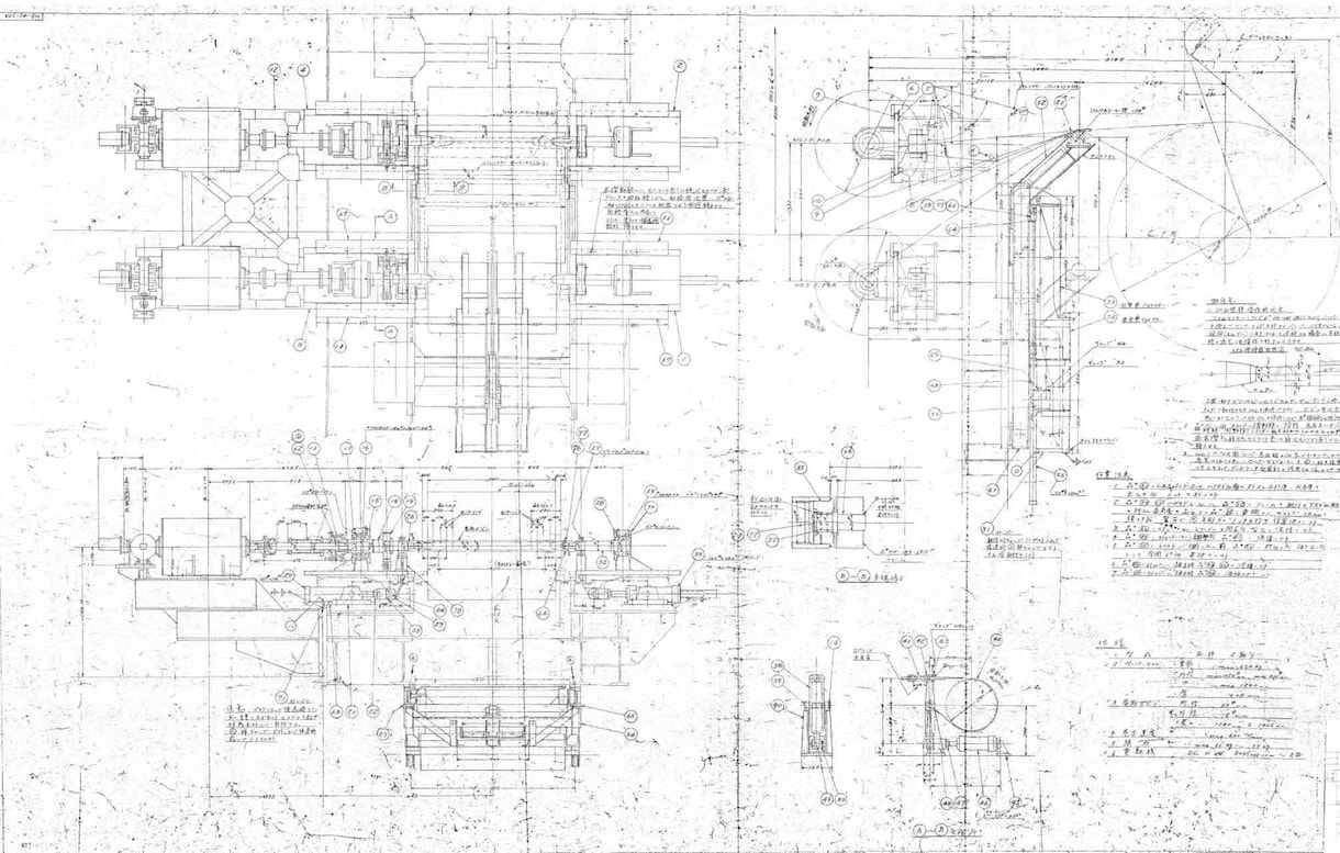 手書き図面のCADトレースを承りますます 迅速・丁寧に対応、建築図面トレースOK イメージ1