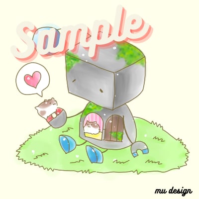 ほんわか動物のイラスト作成します 絵本の中から飛び出してきたようなイラストを目指しています イメージ6