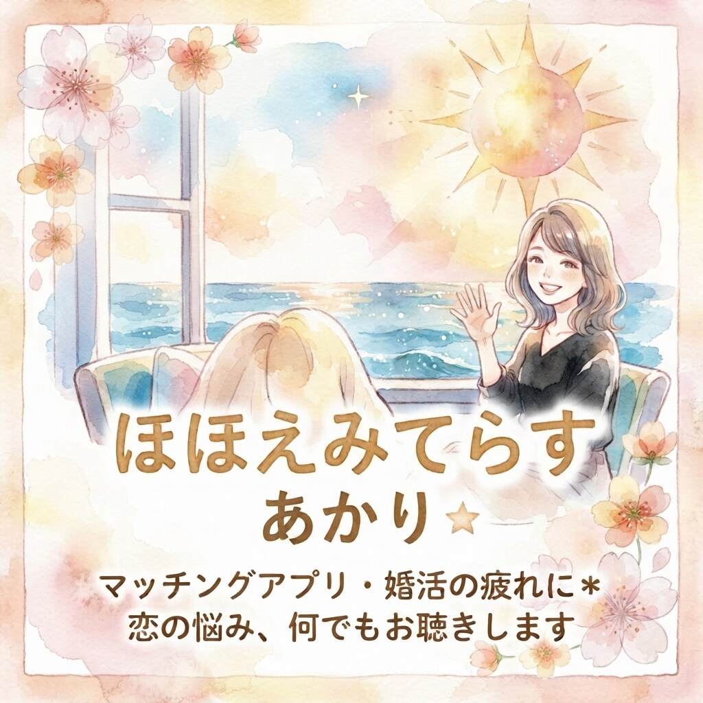 マッチングアプリ婚活の愚痴や恋の悩み聴きます アプリや婚活、恋に疲れた心を温かく包み込みます。 イメージ1