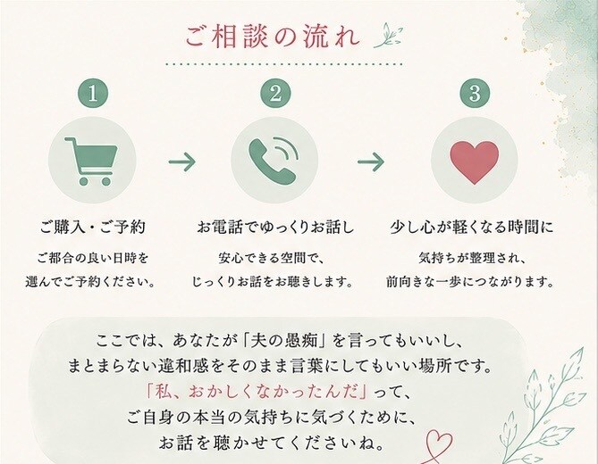 暴力はないし優しい時もあるけど…その違和感聴きます ⁠「私が悪いのかな…」そのモヤモヤ、一人で抱え込まないで イメージ4