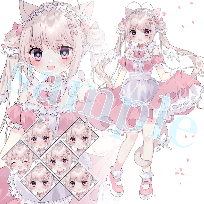 立ち絵イラスト描きます ⚠️静止画像になります。表情、衣装差分可能。 イメージ2